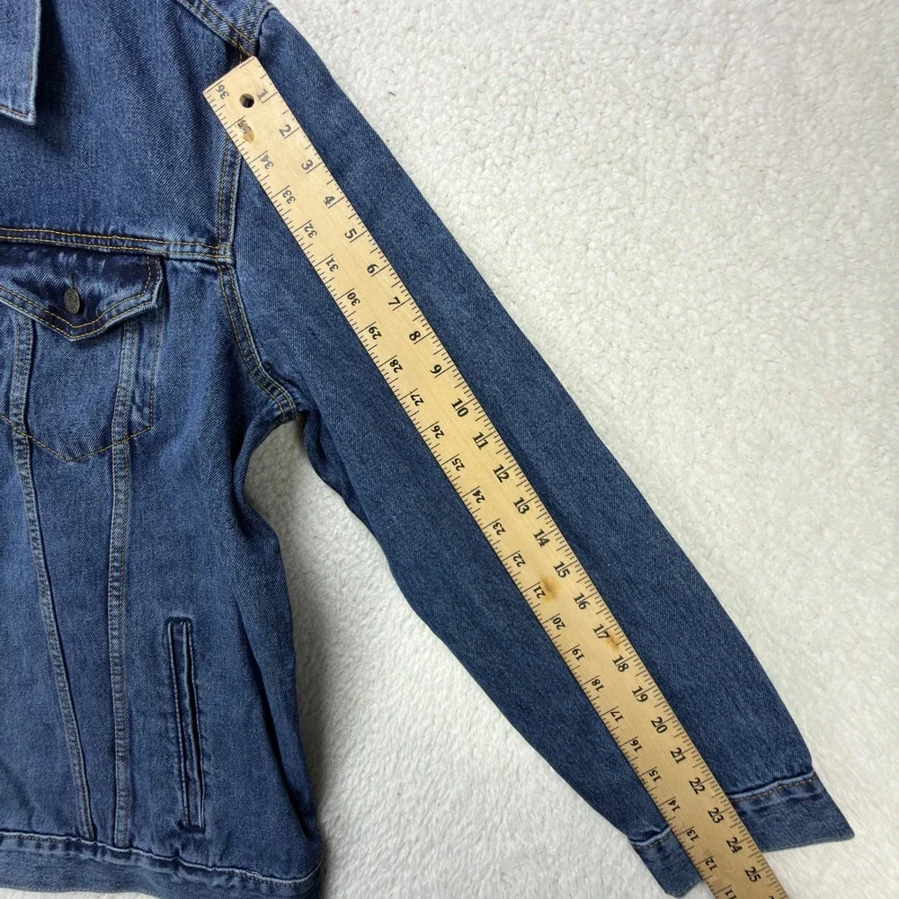 Levis Mens Blue Denim Trucker Jacket XXL 72334-0130 NWT
